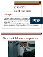 2005 SLK 350/171 Installation of Fuel Tank Damper
