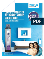Zero B Auto Soft Automatic Water Conditioner Features and Benefits