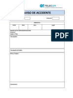 OM SST For 006 Formato de Aviso de Accidente Flash Report