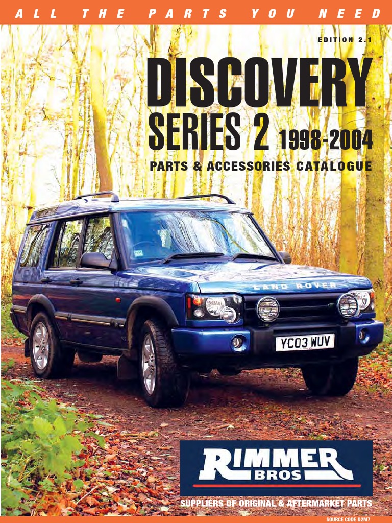 Land Rover Discovery 2 Spare Parts Catalogue | Reviewmotors.co