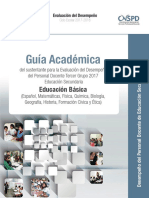 Guía para la Evaluación del Desempeño Docente 2017