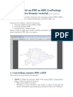 Cómo Convertir Un PDF en SHP