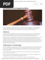 Introdução Ao Português Jurídico - Camões