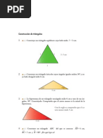 Matematicas Resueltos (Soluciones) Triángulos 1º ESO