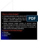 Sales Budget