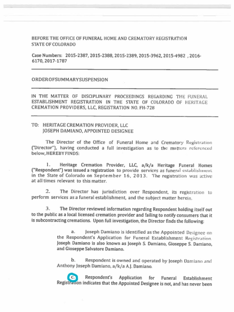 Order of Summary Suspension PDF