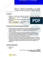 P.117 - Procedimiento de Enfermería en La Realización Del Lavado Del Catéter Peritoneal