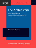 2011the Arabic Verb - Form and Meaning in The Vowel-Lengthening Patterns PDF