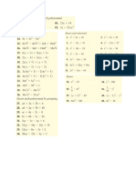 Equations and Factoring