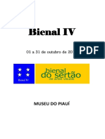 Catálogo da IV Bienal do Sertão