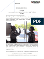 10-10-19 Presenta Salud Sonora programa "Ponte frente al espejo" en Ciudad Obregón