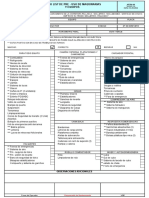 Formato Check List de Pre Uso de Maquinarias y Equipos