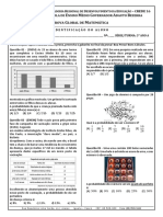 Prova Global de Matemática - 3º Ano A - 4 Bimestre 2019 Prof. PC