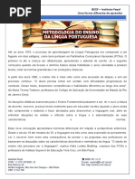 3 Metodologia de Ensino de Língua Portuguesa