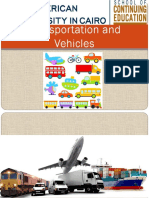 Transportation and Vehicles