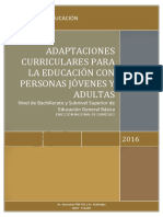 Adaptaciones Curriculares Pcei