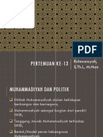 Muhammadiyah Dan Politk