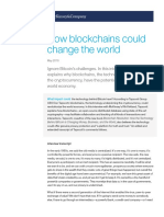 How Blockchains Could Change The World