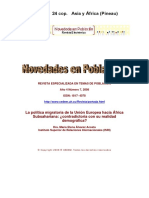 ALVAREZ ACOSTA - La Política Migratoria de La Unión Europea PDF