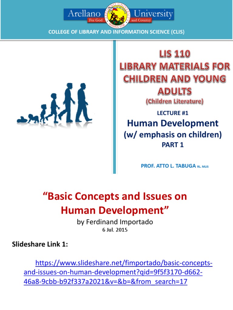 Human Development Concepts Lecture | PDF | Developmental Psychology ...