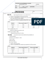 Exercícios Sobre Traços