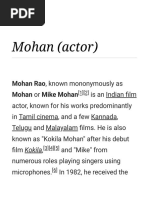 Mohan (Actor) - Wikipedia