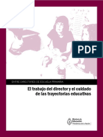 El Trabajo Del Director y El Cuidado de Las Trayectorias Educativas PDF