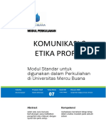 Modul Komunikasi Etika Profesi (TM7)