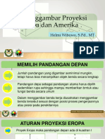 Cara Menggambar Proyeksi Eropa Dan Amerika Oleh Bapak Helmy Wibowo S.Pd.M. - PKTJ TEGAL