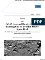 NASA Asteroid Hunter Chooses Landing Site On Boulder-Strewn Space Rock - Scientific American