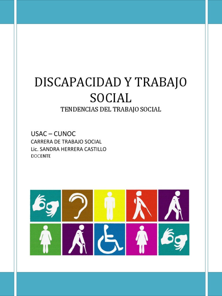 Discapacidad y Trabajo Social en Guatemala | PDF | Invalidez | Derechos ...