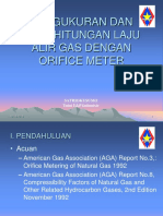 Pengukuran Dan Perhitungan Laju Aliran Gas Dengan Orifice