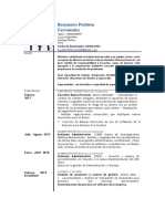 CV de Benjamin Poblete