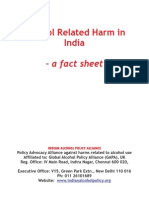 Alcohol Related Harm in India A Fact Sheet