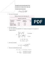 Formulas y Tablas Diseño Engranes Rectos