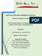 Investigacion de Termodinamica Verano