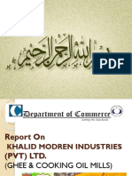 Report On Khalid Modern Industries (PVT) LTD.