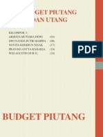 Budget Piutang Dan Utang