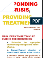 Responding To Crisis - Providing Treatment