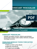 K-2 Forecast Penjualan