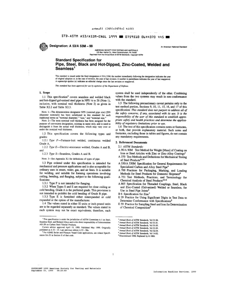 Astm A53 PDF | PDF