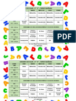 HORARIO ESCOLAR 2019-3 C