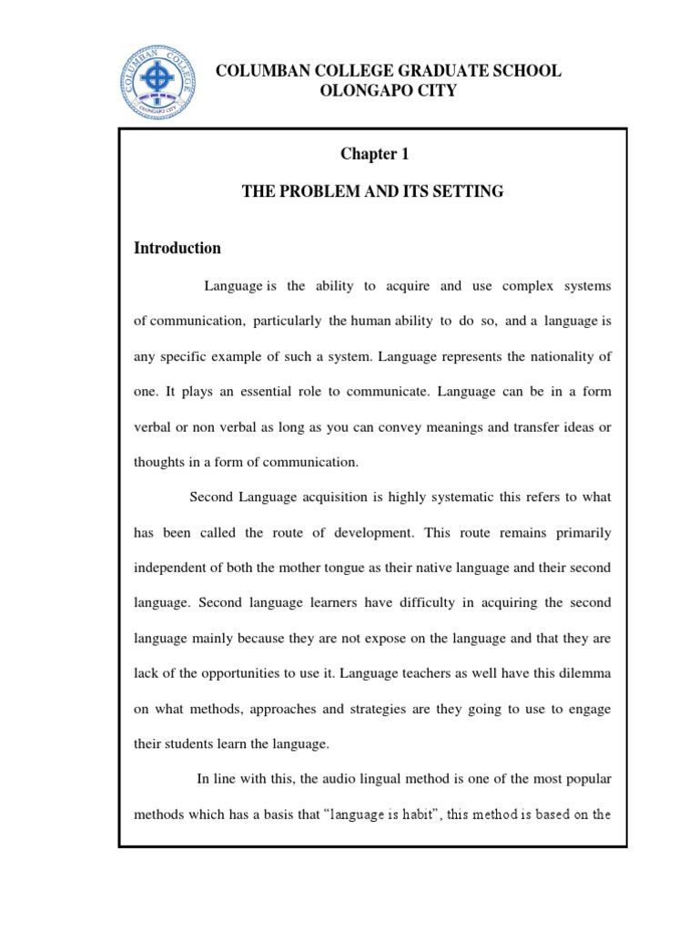 Linguistic thesis proposal image