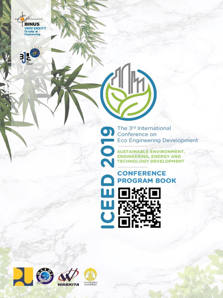 ICEED 2019: Sustainable Engineering Focus | PDF | Sustainability ...