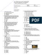 Soal Penilaian Akhir Semester Prakarya Vii