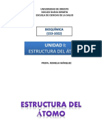 Unidad I Estructura Del Atomo PDF