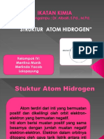 Stuktur Atom Hidrogen (KEL IV)