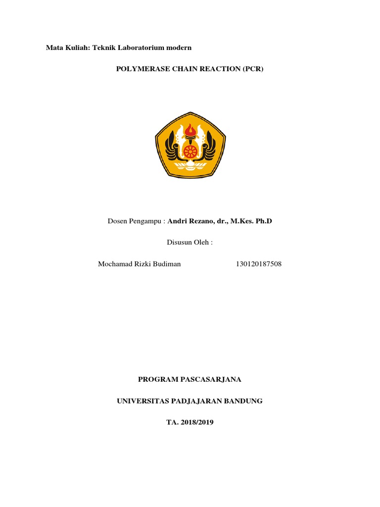 Teknik dan Aplikasi PCR dalam Bioteknologi | PDF