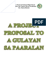 A Project Proposal To A Gulayan Sa Paaralan