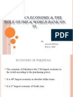 Pakistan'S Economy & The Role of Imf & World Bank On IT